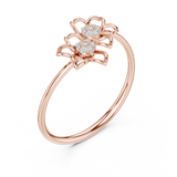 Gold Ring LR-01 (100), Rose Gold, view 2