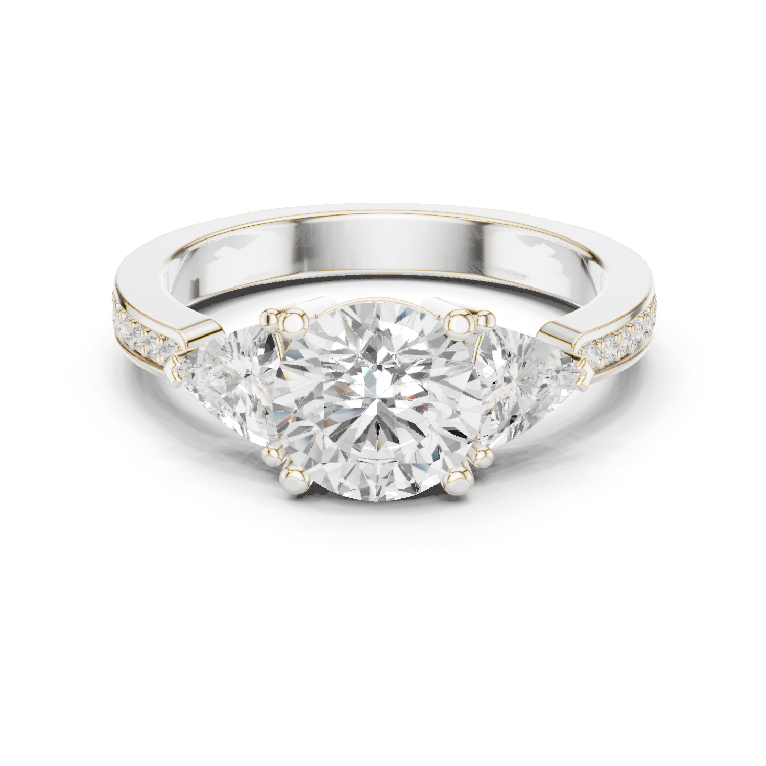 Gold Ring DDLR-264, White Gold