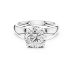 Gold Ring DDLR-710, White Gold, view 4