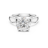 Gold Ring DDLR-710, White Gold, view 4