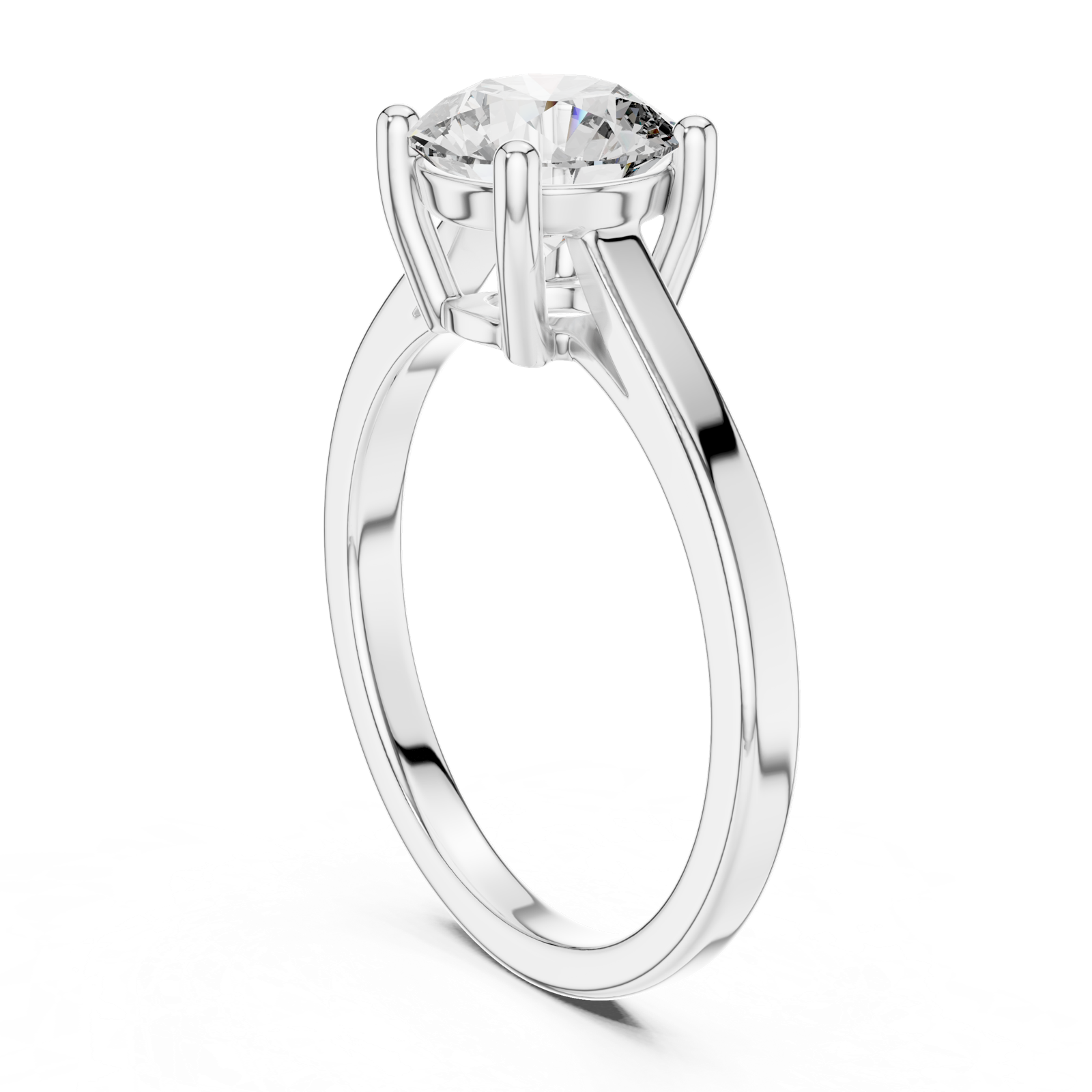Gold Ring DDLR-066, White Gold, view 1