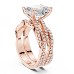 Gold Ring DDLR-300, Rose Gold, view 1