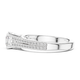 Gold Ring LR-0326, White Gold, view 3