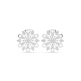 Gold Earrings 9-10016PE, White Gold
