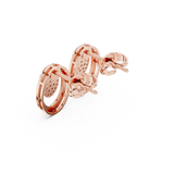 Gold Earrings AGDPD, Rose Gold, view 2