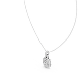 Gold Pendant GPD-0005, White Gold, view 2