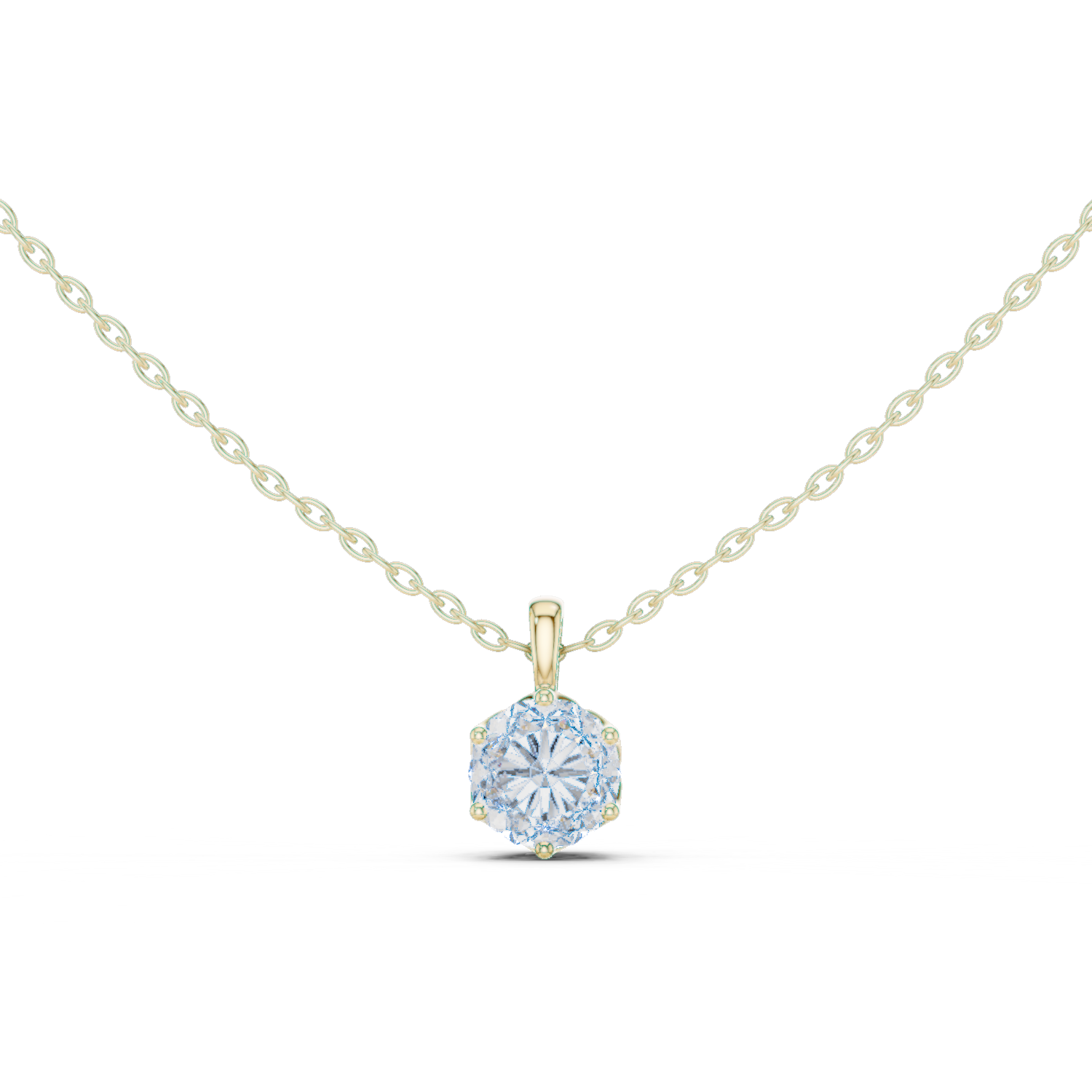 Gold Pendant GPD-0039, Yellow Gold