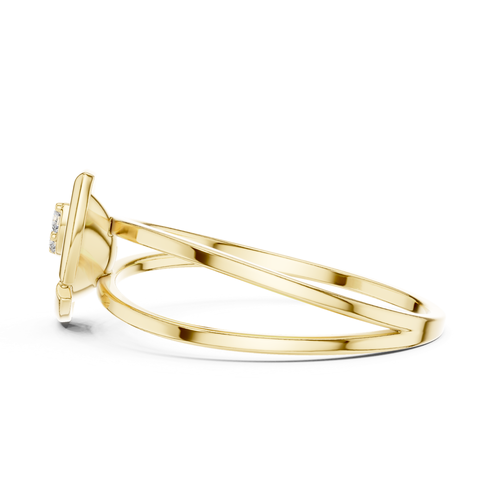 Gold Ring 1 (216), Yellow Gold, view 3