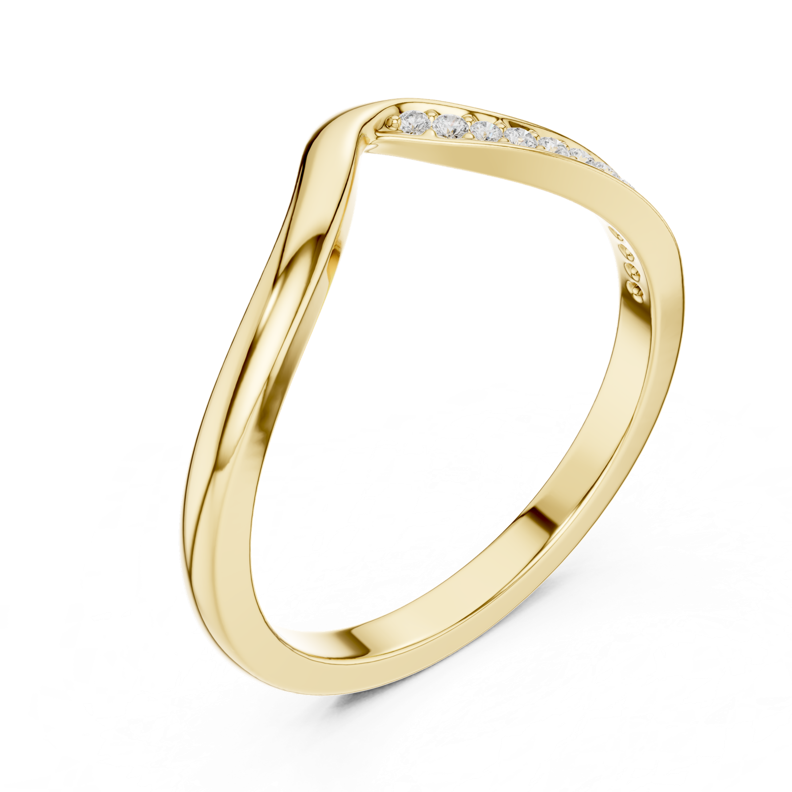 Gold Ring SBWR(61), Yellow Gold, view 2