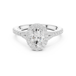 Gold Ring DDLR-910, White Gold, view 4