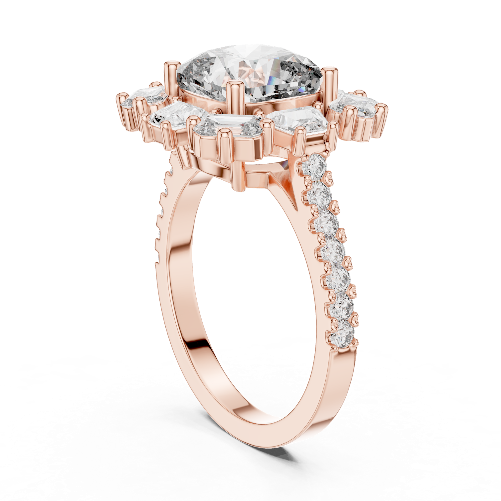 Gold Ring DDLR-179, Rose Gold