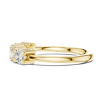 Gold Ring DDLR-615, Yellow Gold, view 3