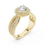 Gold Ring LR-0213, Yellow Gold, view 2