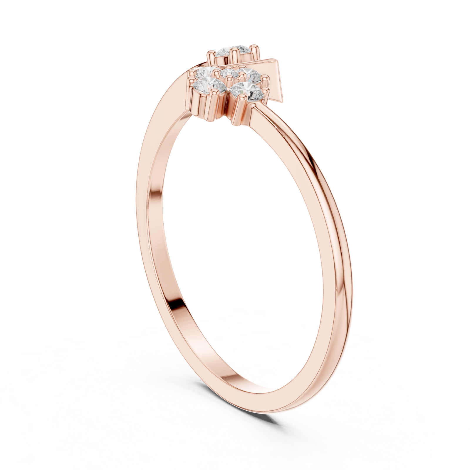Gold Ring HLR-79, Rose Gold