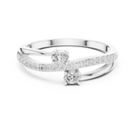 Gold Ring HLR-254, White Gold, view 4