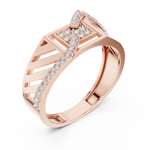 Gold Ring LR-01 (25), Rose Gold, view 2