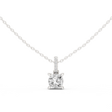 Gold Pendant GPD-0071, White Gold