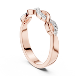 Gold Ring 12-10005@L, Rose Gold, view 1