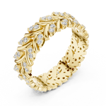 Gold Ring R35, Yellow Gold, view 2
