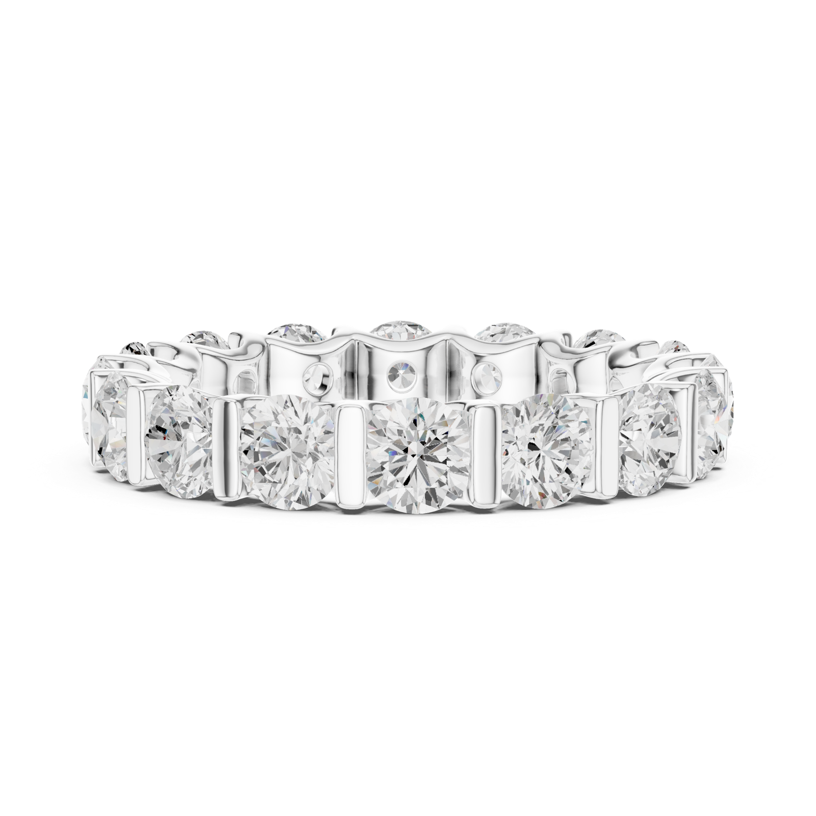 Gold Ring DDLR-671, White Gold, view 3