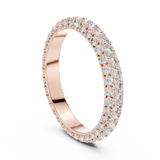 Gold Ring DDLR-972, Rose Gold, view 1