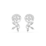 Gold Earrings HER-89, White Gold