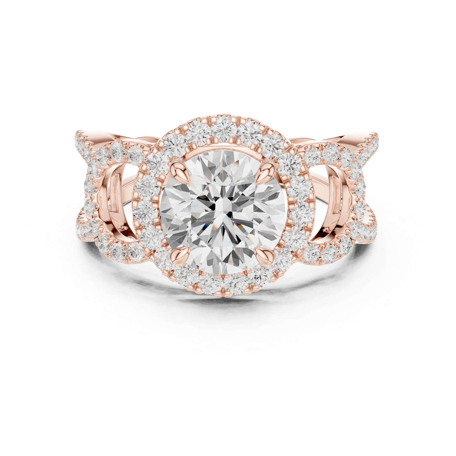 Gold Ring SBWR(71), Rose Gold, view 4