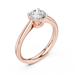 Gold Ring DDLR-564, Rose Gold, view 2