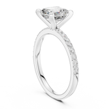 Gold Ring DDLR-884, White Gold, view 1