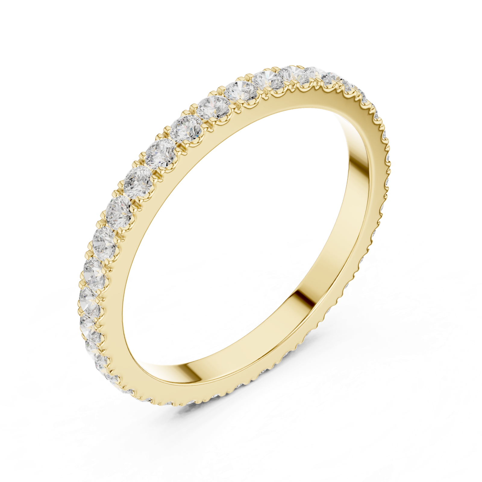 Gold Ring DDLR-1115, Yellow Gold, view 2