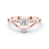 Gold Ring DDLR-835, Rose Gold