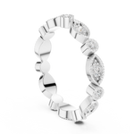 Gold Ring DDLR-372, White Gold