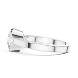 Gold Ring LR-0111, White Gold, view 3