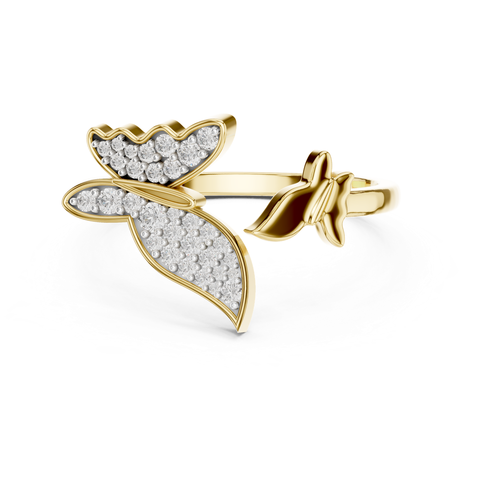 Gold Ring 12-10024@L, Yellow Gold