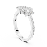 Gold Ring LR-01 (75), White Gold