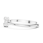 Gold Ring HLR-108, White Gold, view 3