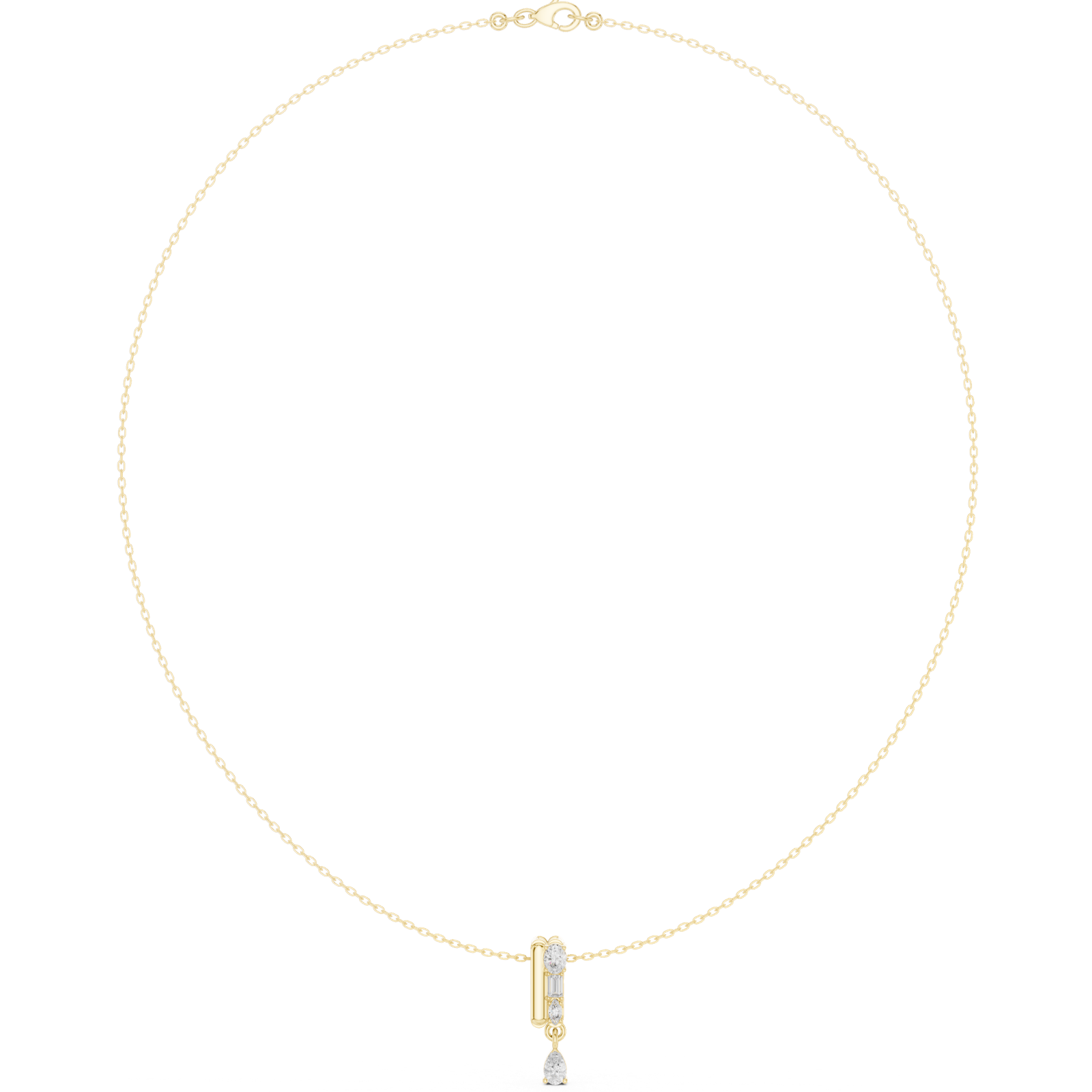 Gold Necklace SBWN (14), Yellow Gold