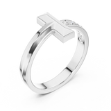 Gold Ring SBMR(3), White Gold, view 2