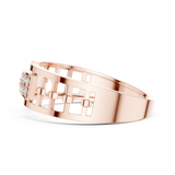 Gold Ring LR-01 (10), Rose Gold, view 3
