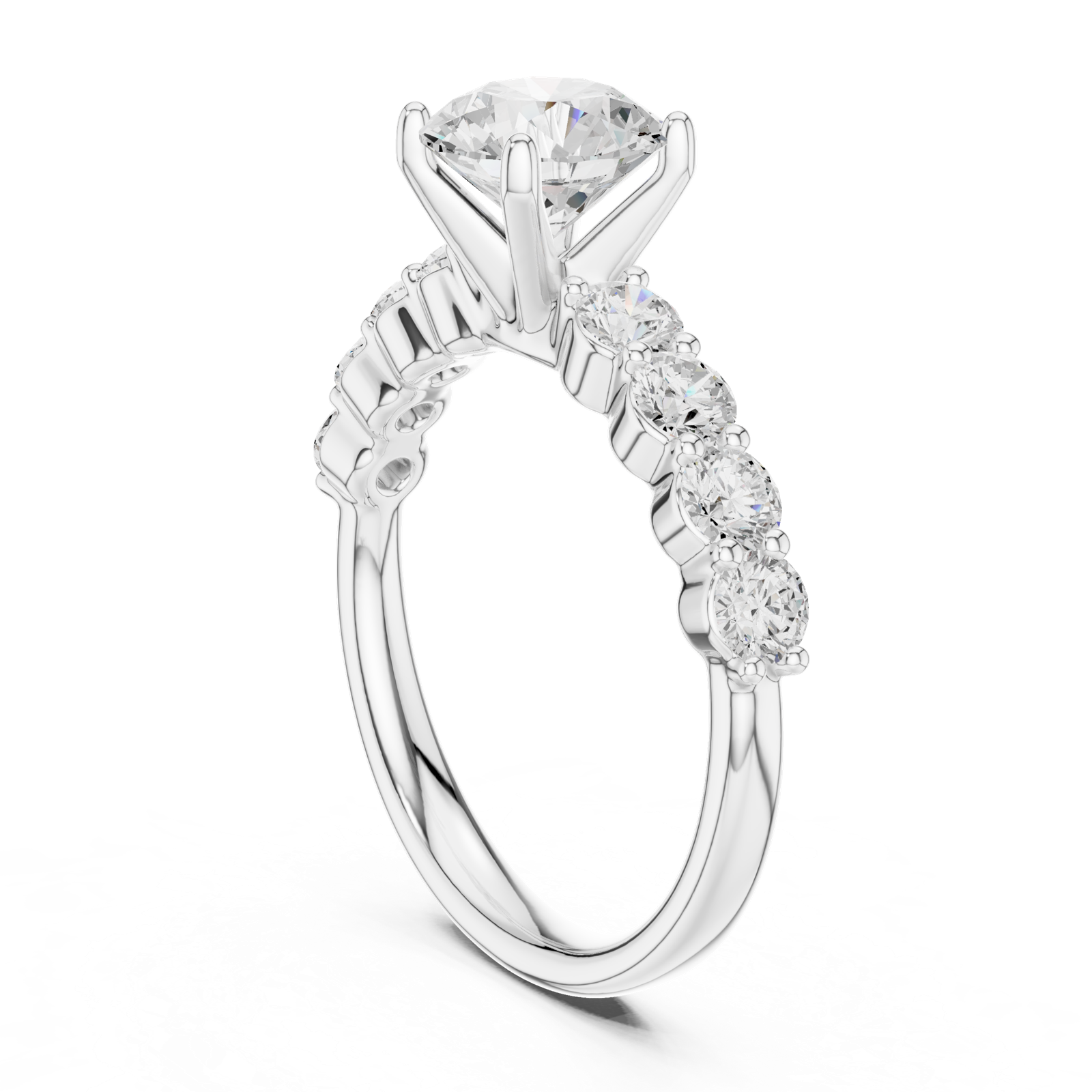 Gold Ring DDLR-642, White Gold