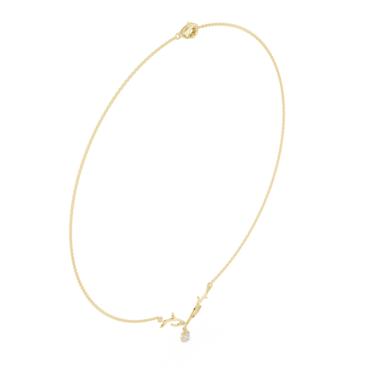 Gold Necklace SBWN (33), Yellow Gold, view 1