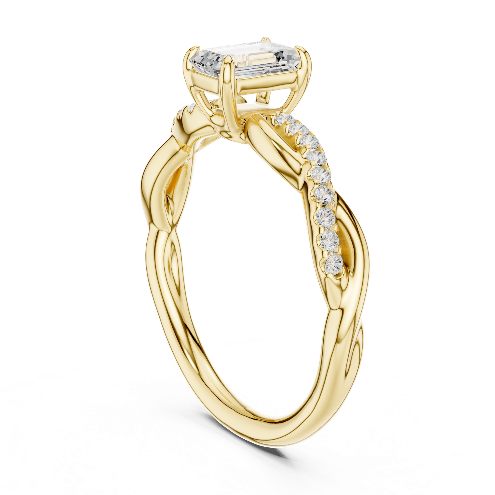 Gold Ring DDLR-593, Yellow Gold