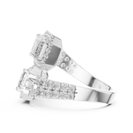 Gold Ring DDLR-014, White Gold, view 3