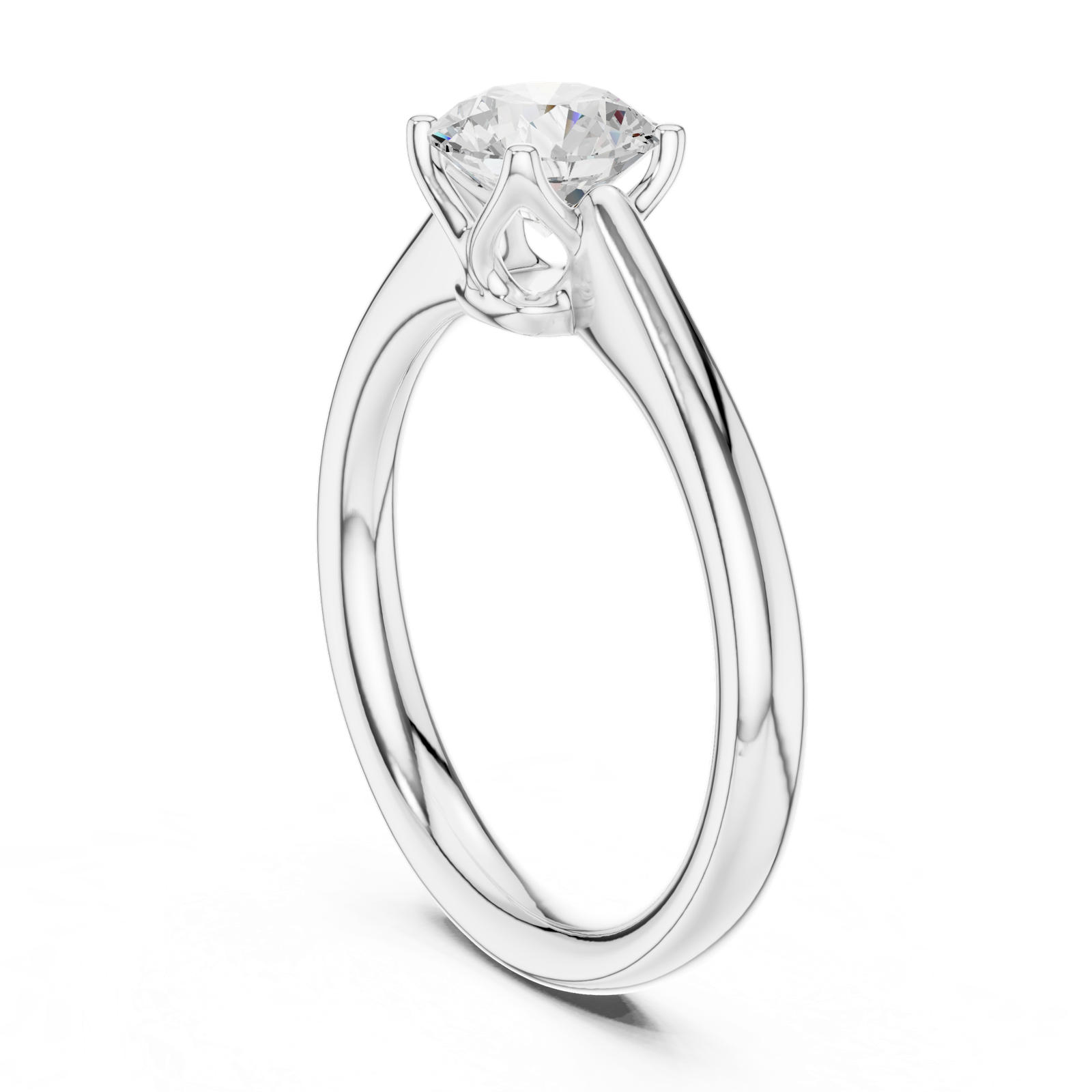 Gold Ring DDLR-564, White Gold, view 1
