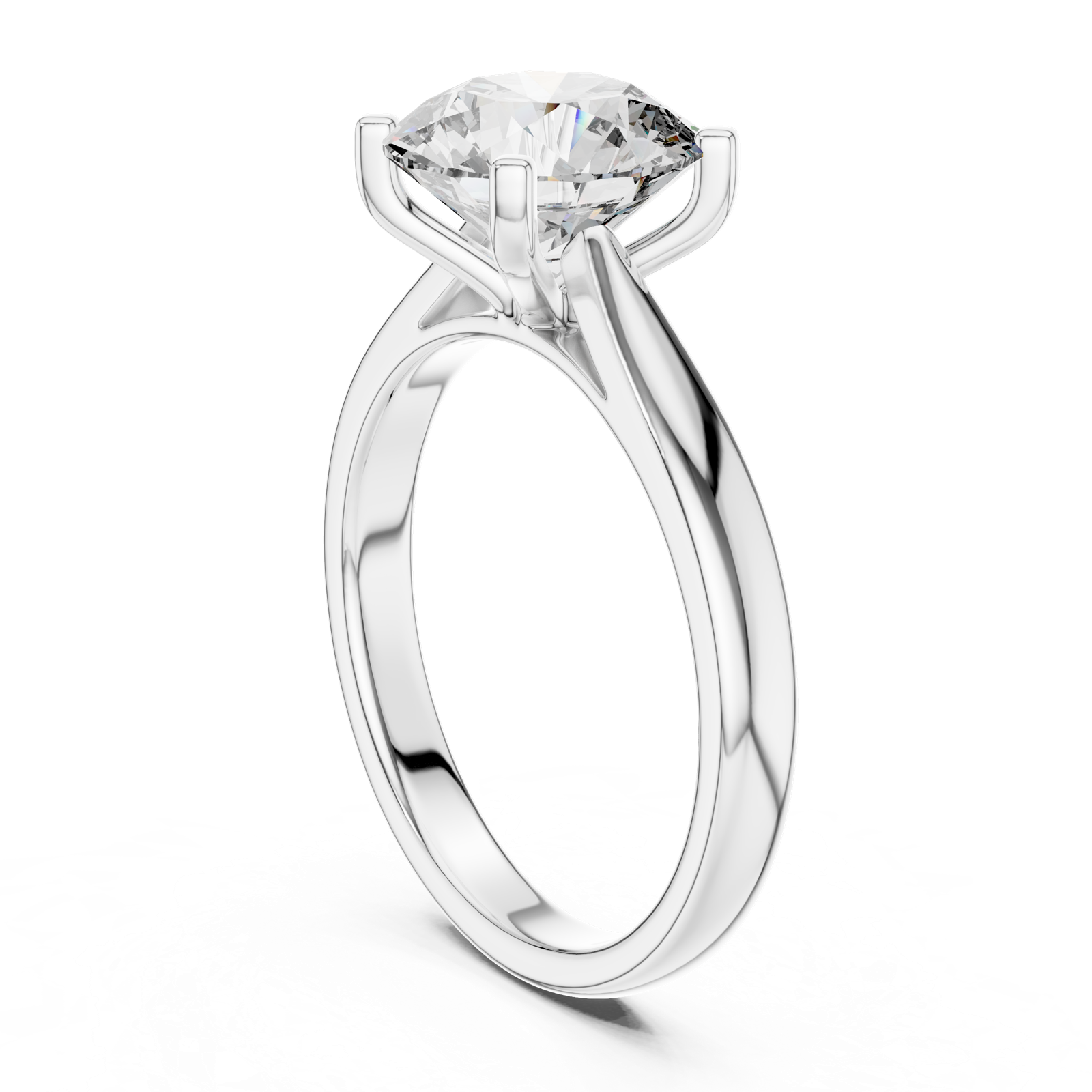 Gold Ring DDLR-068, White Gold, view 1