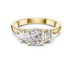 Gold Ring DDLR-265, Yellow Gold, view 4