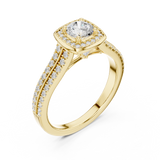 Gold Ring LR-0248, Yellow Gold, view 2