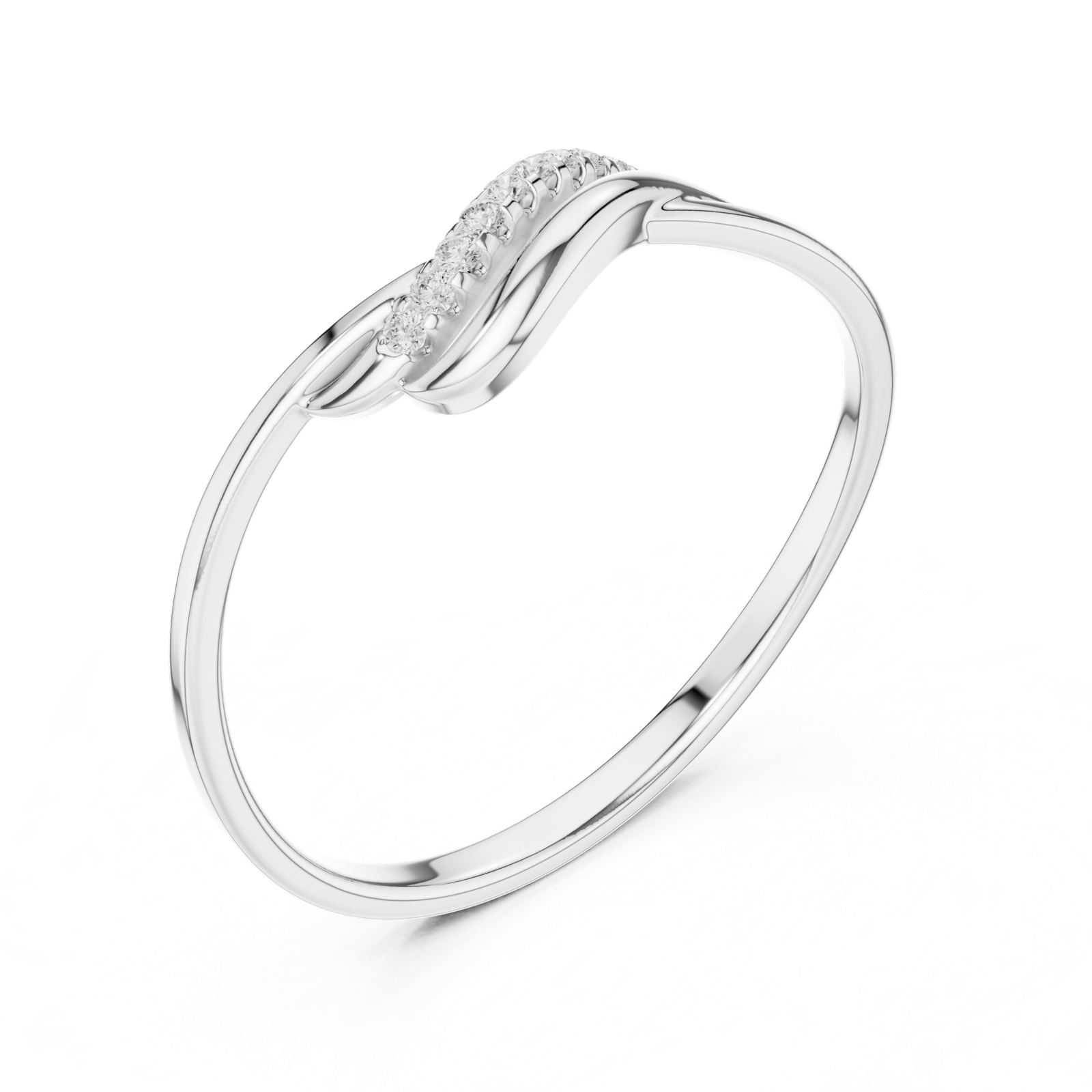 Gold Ring 1 (138), White Gold, view 2