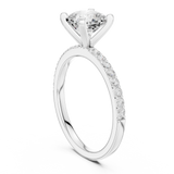Gold Ring DDLR-885, White Gold, view 1