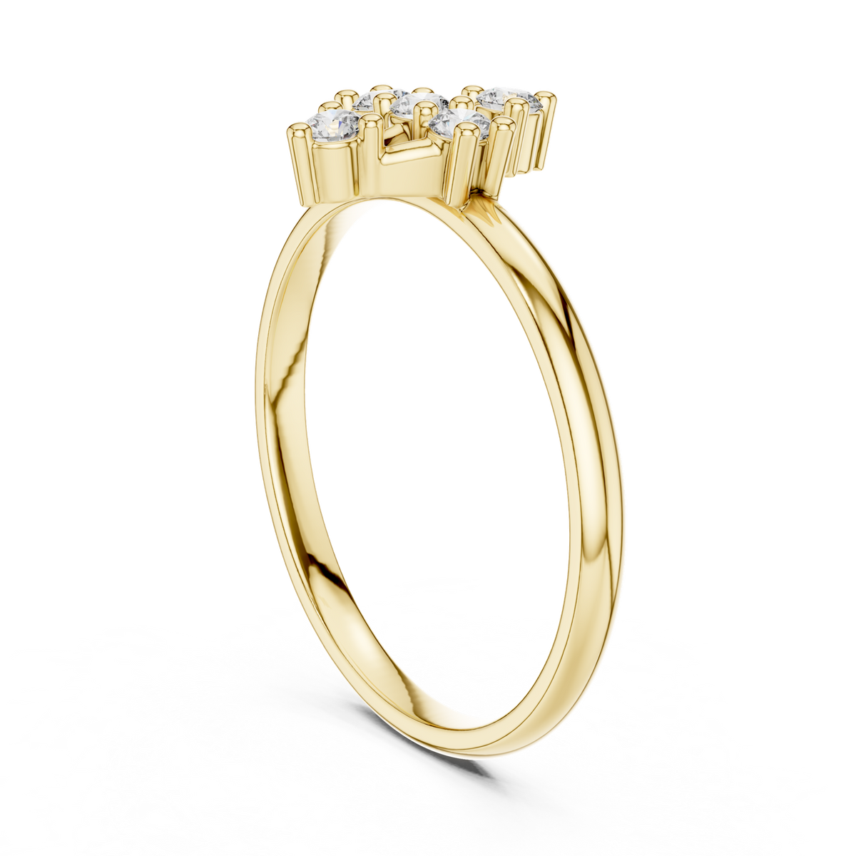Gold Ring 1 (450), Yellow Gold, view 1
